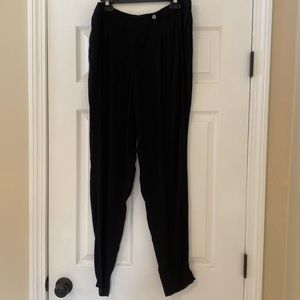 LK NEW black Barneys New York black high rise dress pants size 12